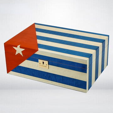 Lubinski Cuban Cigar Humidor Spanish Cedar Wood Double Layer Large Capacity