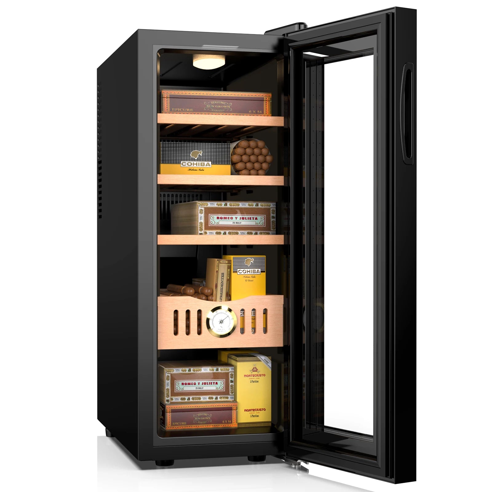 250 Cigar Electric Cigar Humidor Cabinet with Spanish Cedar Digital control - 35L - USA only 2-5 day ship