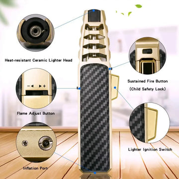 Crazy Windproof Turbo Cigar Torch
