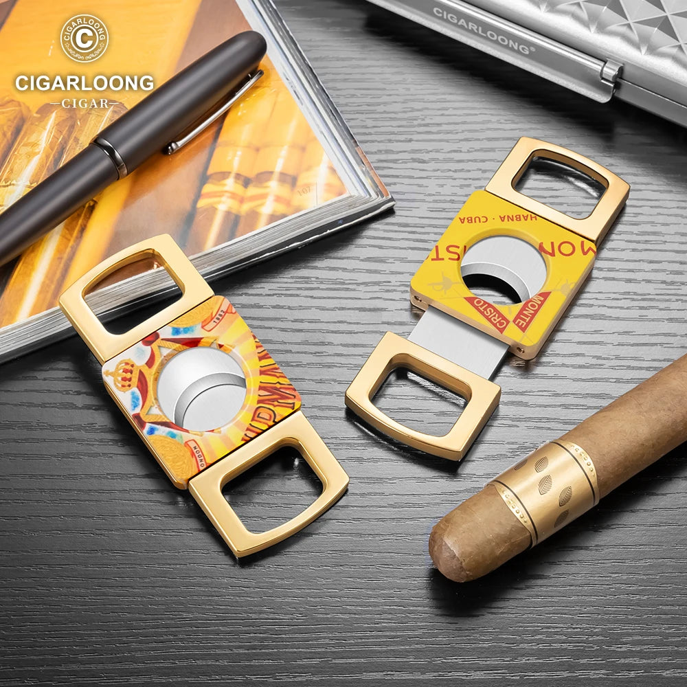 Precision Heavy Duty Cigar Cutter Stainless Steel Sharp and Durable - 3 sytles