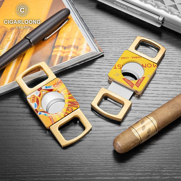 Precision Heavy Duty Cigar Cutter Stainless Steel Sharp and Durable - 3 sytles