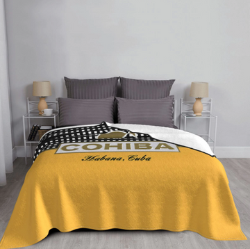 Cohiba Habana Throw Blanket - Light weight Microfiber AntiPilling - 4 sizes