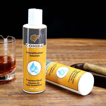 COHIBA Cigar Humidor Solution 200ml - Premium Propylene Glycol Formula - 70 RH - Safe and Non-Toxic