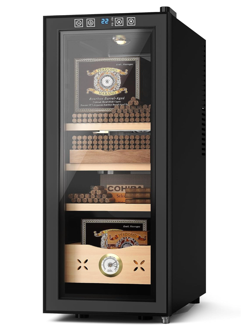 250 Cigar Electric Cigar Humidor Cabinet with Spanish Cedar Digital control - 35L - USA only 2-5 day ship