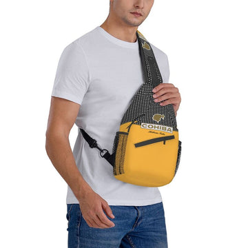 Cohiba Habana Cuba Cigar Sling Chest Bag - Crossbody Shoulder Backpack